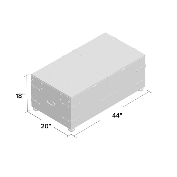 World Menagerie Castrejon Solid Wood Lift Top Coffee Table with Storage & Reviews Wayfair